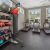 a room with exercise equipment